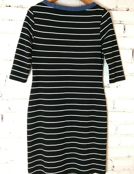 TOMMY HILFIGER ◾ Striped Mini Dress - Picture 4 of 5